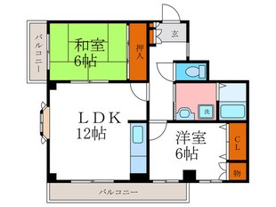 ソレーユYAMADAの物件間取画像